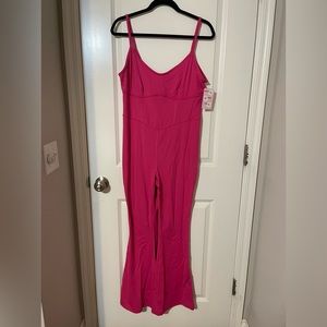 *Viral* Joy Lab by Target Pink Flare Leg Jumpsuit